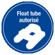 Float tube autorisé