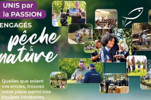 Rejoignez les 68 000 bénévoles engagés en faveur du loisir pêche et des milieux aquatiques !